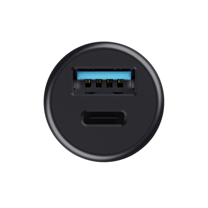 Trust Maxo Schnelles 38-W-Ladegerät fürs Auto mit USB-C und USB-A