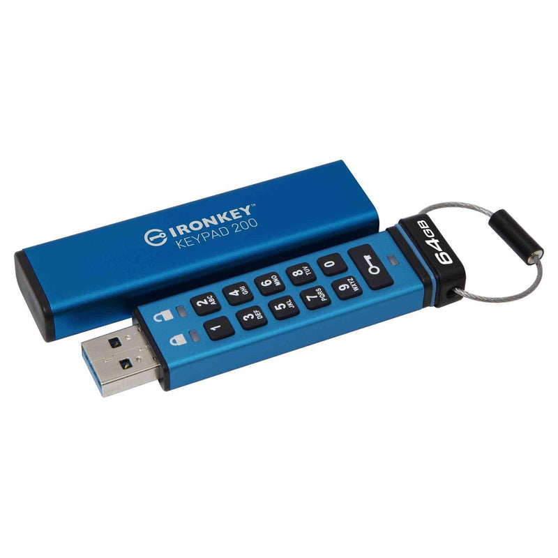 Kingston IronKey Keypad 200 - USB-Stick - 64 GB