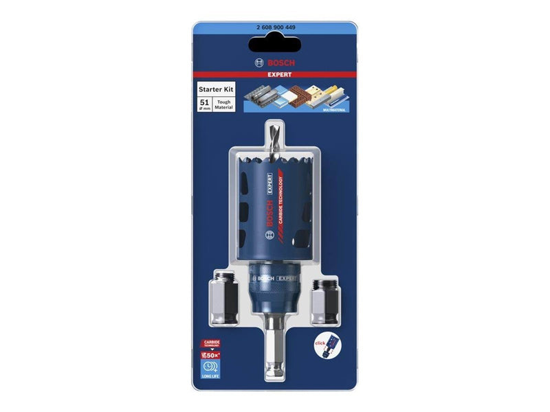 Bosch HULSAV ADAPTERSÃ†T CARBIDE 51MM