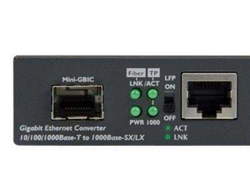 StarTech.com Gigabit Ethernet Fiber Media Converter with Open SFP Slot
