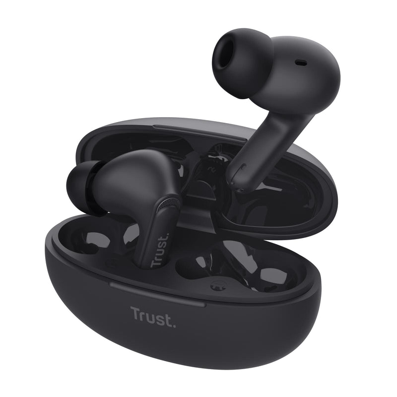 Trust Yavi Bluetooth-ENC-Ohrstöpsel - Schwarz