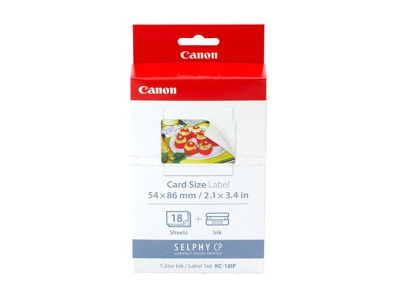 Canon KC-18IF Color Ink Labels Set for Selphy