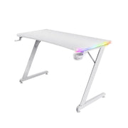 Trust Gaming GXT 709W Luminus RGB Gaming-Tisch - Weiß