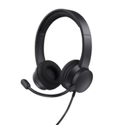 Trust HS-260 USB-ENC-Kopfhörer für PC - Schwarz