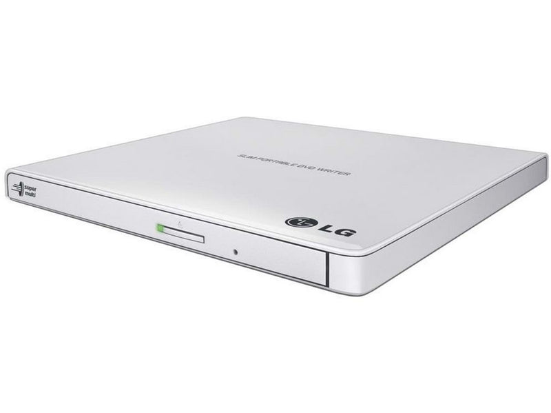 Hitachi - LG GP57EW40 Slim Portable DVD-Writer - DVD-RW (Brenner) - USB 2.0 - Weiß