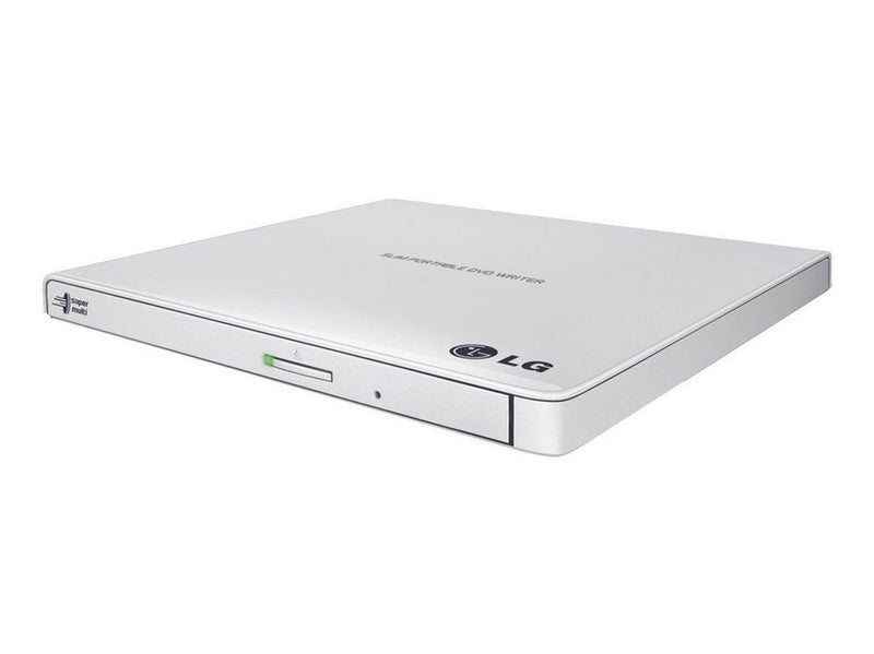 Hitachi - LG GP57EW40 Slim Portable DVD-Writer - DVD-RW (Brenner) - USB 2.0 - Weiß