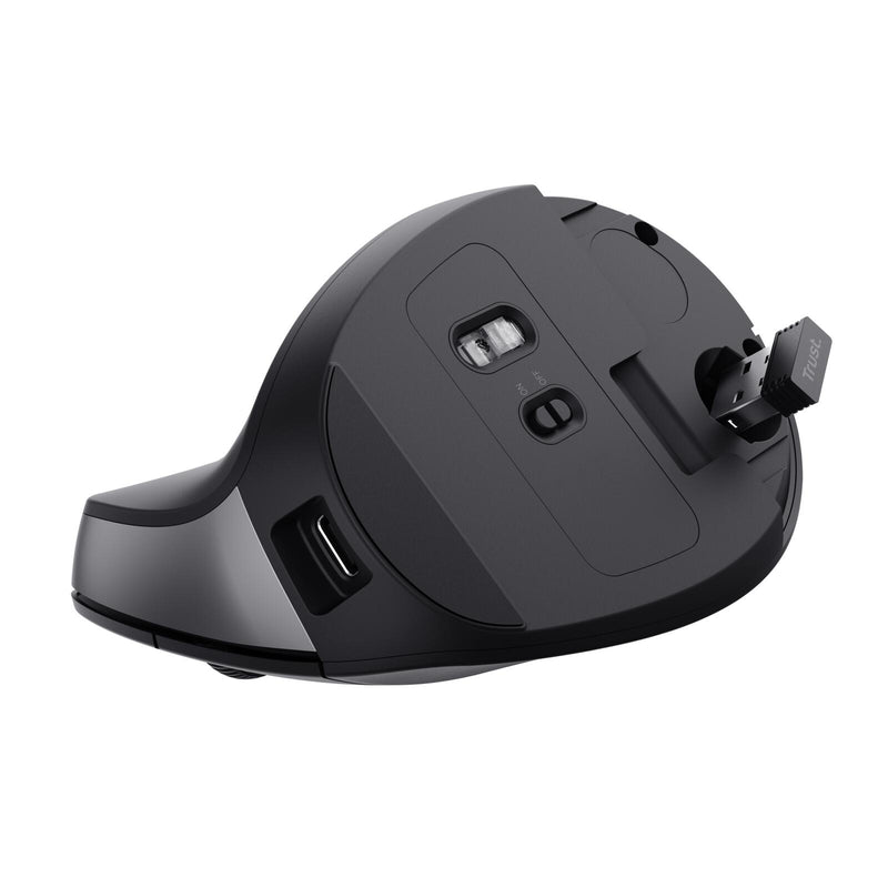 Trust TM-270 Ergonomische kabellose Maus - Schwarz