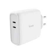 Trust Maxo Duales 65 W USB-C-Ladegerät - Weiß EU