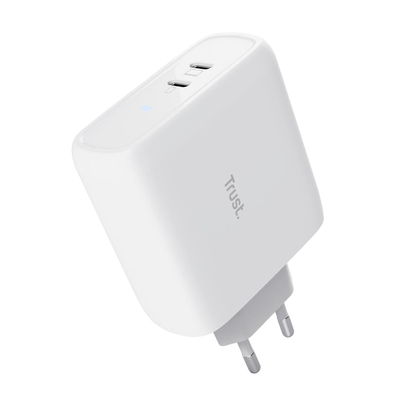 Trust Maxo Duales 65 W USB-C-Ladegerät - Weiß EU