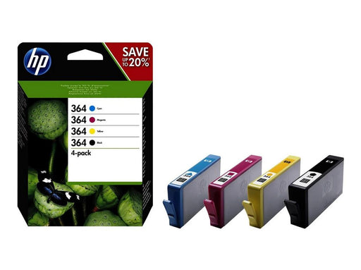 HP 364 / N9J73AE 4-Pack (Black Yellow Cyan Magenta) Ink