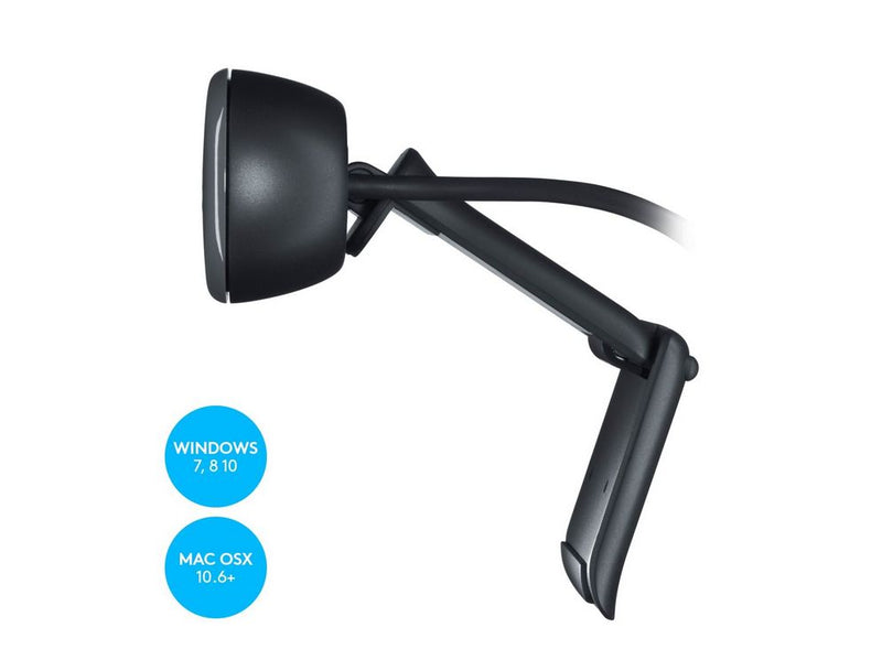 Logitech C270 HD USB Webcam Refresh - Black