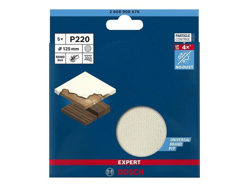 Bosch SLIBEBLAD EXC 125MM NET K220 5 STK