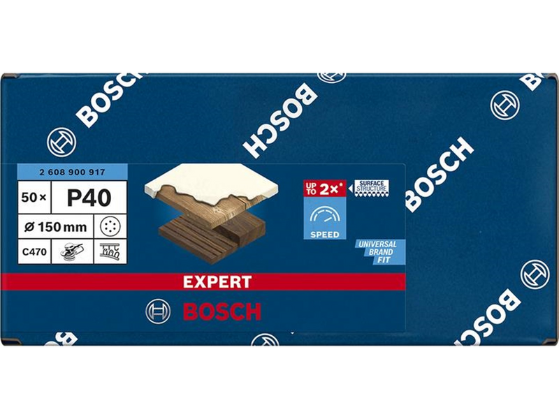 Bosch Expert Sandpaper C470 150mm K40