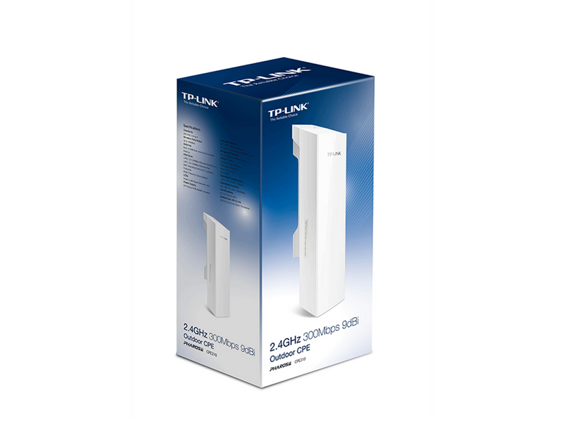 TP-Link CPE210 2.4GHz 300Mbps 9dBi Outdoor CPE