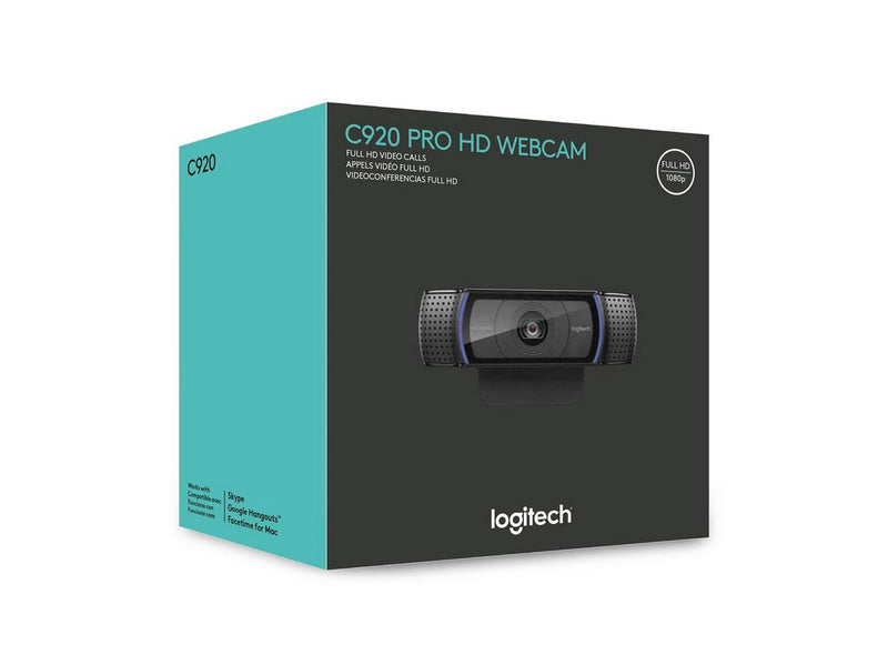 Logitech C920 HD Pro Webcam - Black