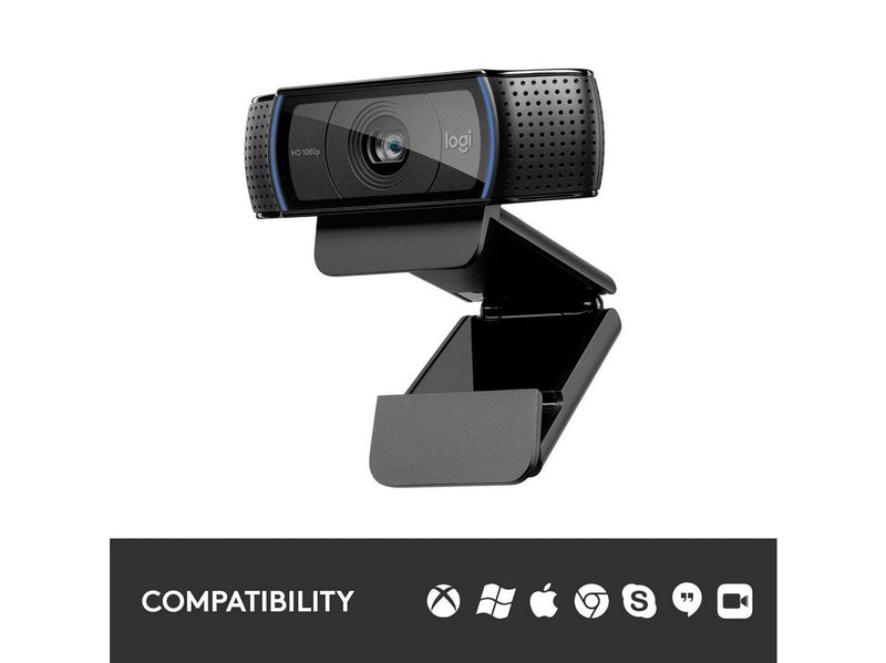 Logitech C920 HD Pro Webcam - Black