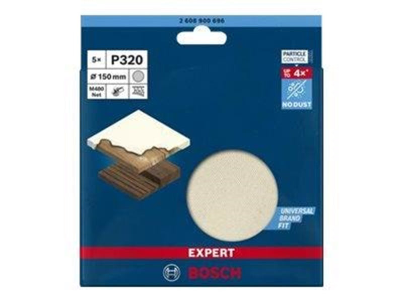 Bosch SLIBEBLAD EXC 150MM NET K320 5 STK