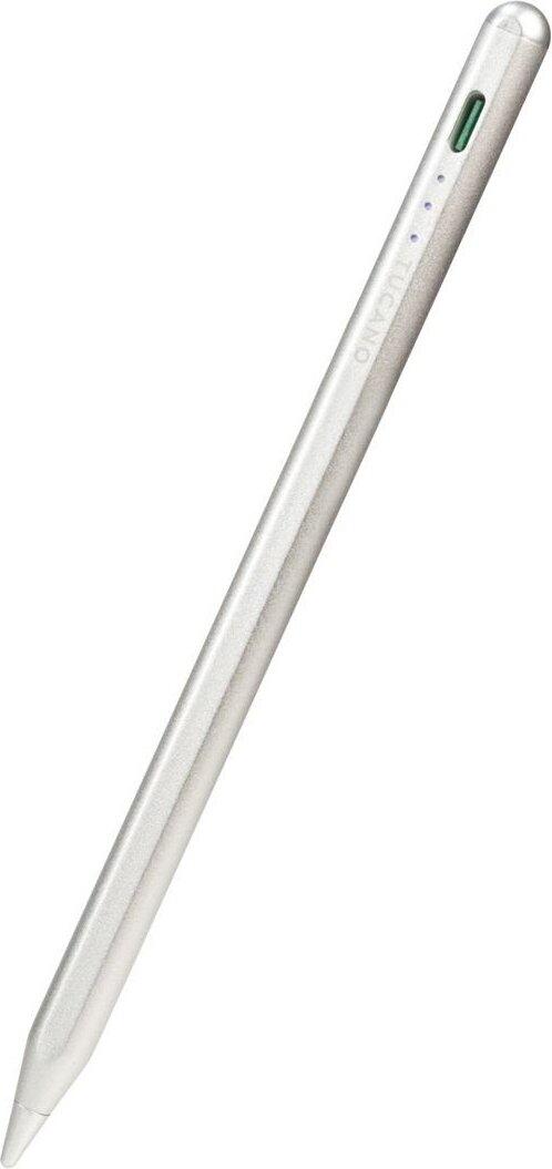 Tucano Active Stylus Pen mit USB-C für das Apple iPad - Silber