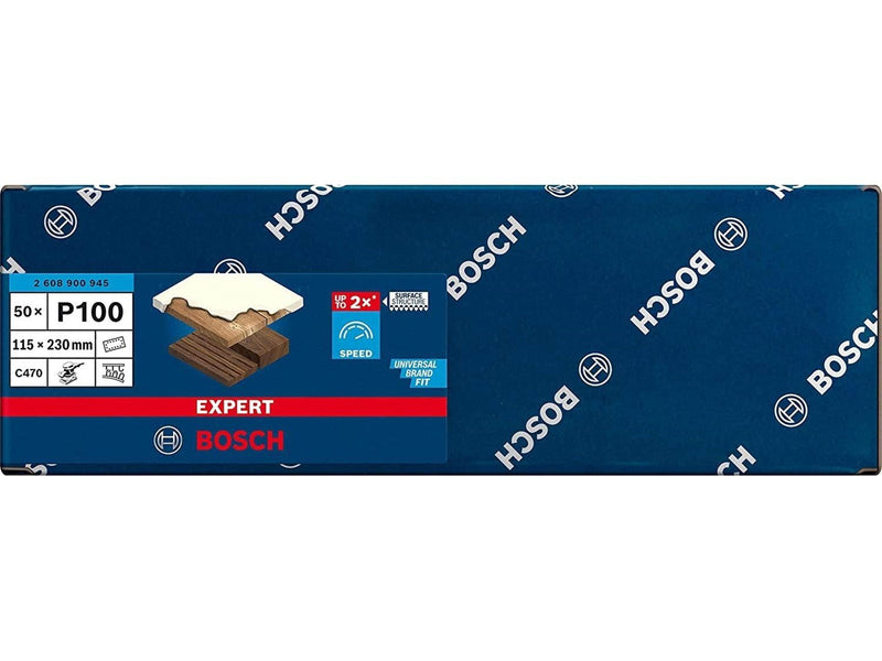 Bosch SLIBEBLAD PLAN 115X230MM K100 14H 50 STK