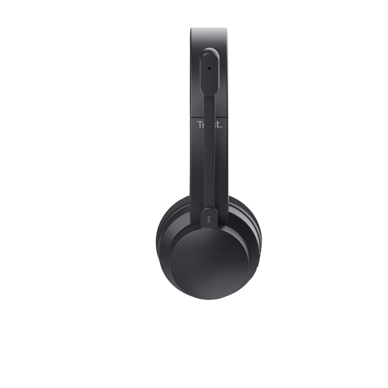 Trust Ayda Drahtloses ENC-Headset - Schwarz