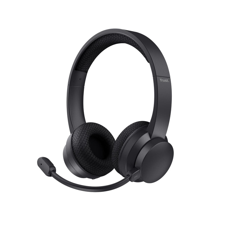 Trust Ayda Drahtloses ENC-Headset - Schwarz