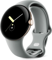 Google Pixel Watch (Wi-Fi) - 41mm in Champagne Gold mit Sportarmband in Hazel