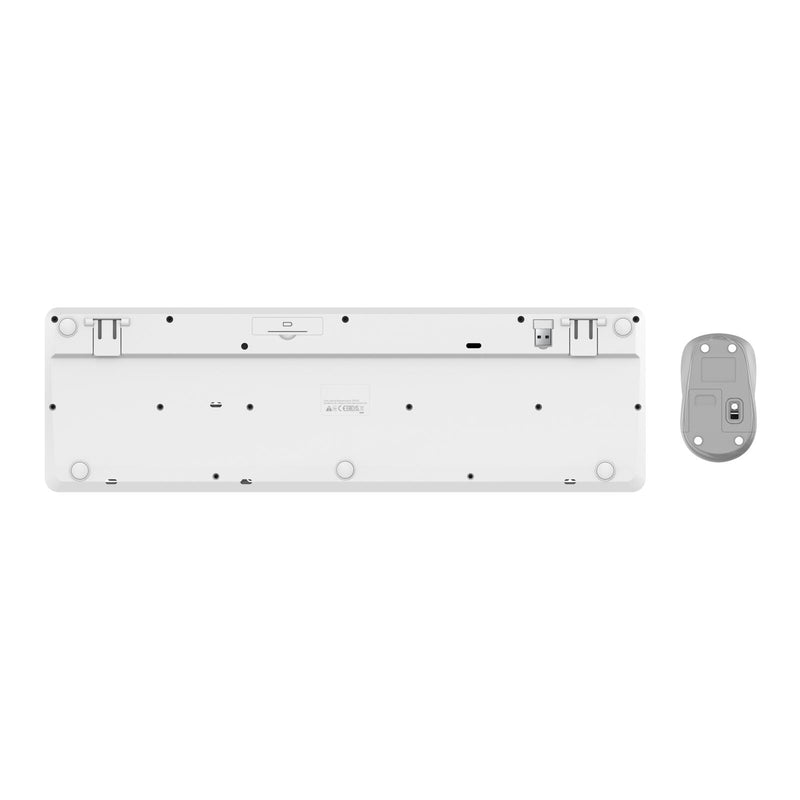 Trust Ody II Stilles kabelloses Tastatur-Maus-Set - Weiß US
