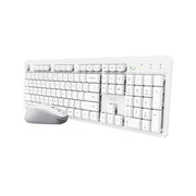 Trust Ody II Stilles kabelloses Tastatur-Maus-Set - Weiß DE