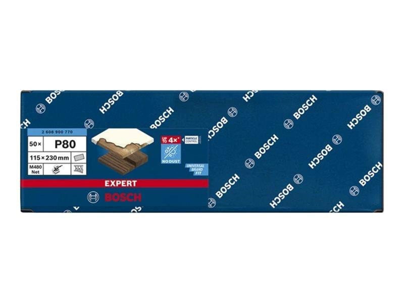 Bosch SLIBEBLAD PLAN 115X230MM NET K80 50 STK