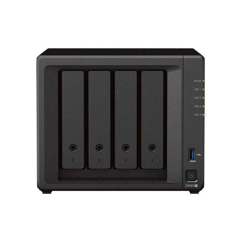Synology DiskStation DS923+ 4 Einschübe NAS-Server Leergehäuse + 4x Synology Plus 3.5' SATA 6Gb/s Festplatte 4 TB (4x 4T