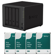 Synology DiskStation DS923+ 4 Einschübe NAS-Server Leergehäuse + 4x Synology Plus 3.5' SATA HDD Festplatte 6TB (4x 6TB)