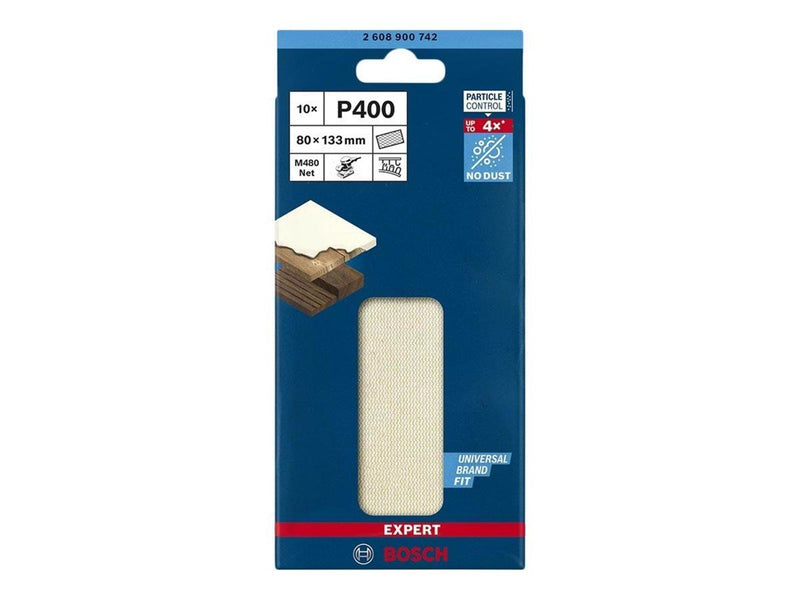 Bosch SLIBEBLAD PLAN 80X133MM NET K400 10 STK