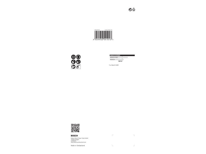 Bosch SLIBEBLAD PLAN 80X133MM NET K400 10 STK