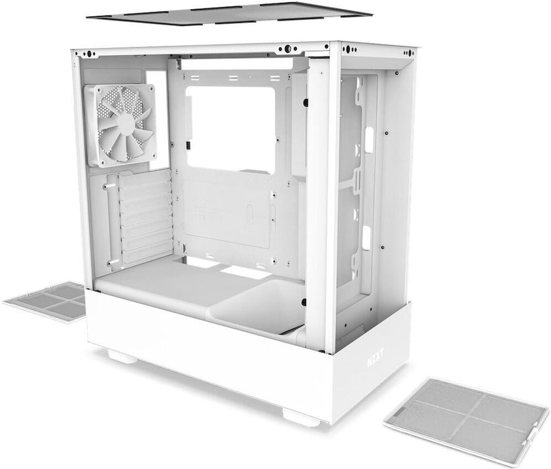NZXT H5 Flow Midi-Tower-Gehäuse Weiß