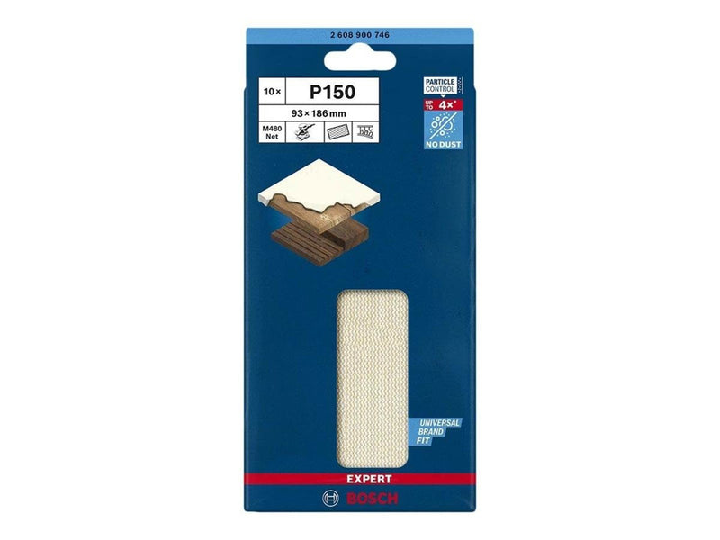 Bosch SLIBEBLAD PLAN 93X186MM NET K150 10 STK