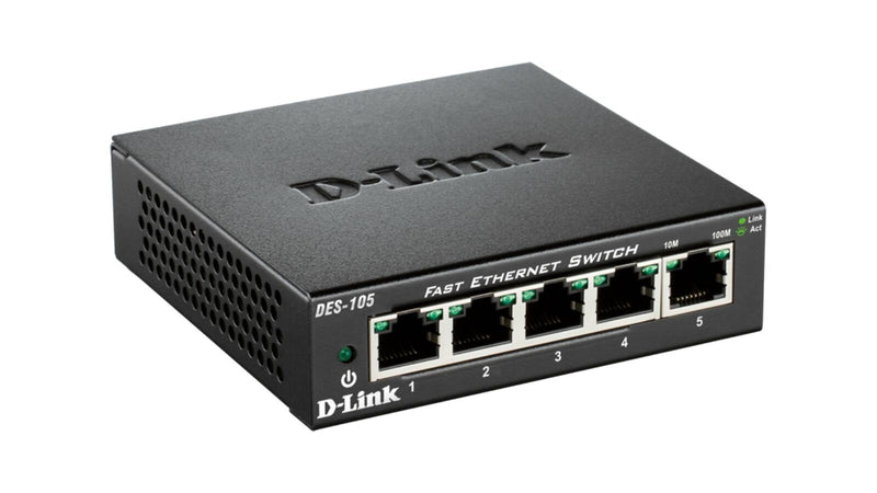 D-Link DES-105 5-Port 100MBit/s Switch