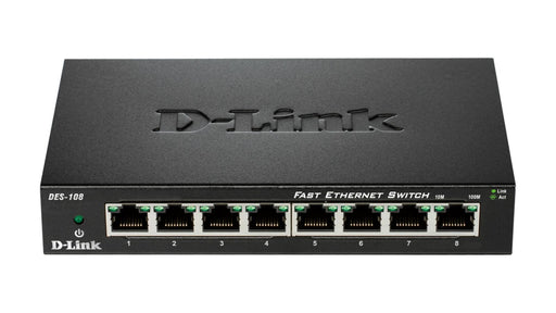 D-Link DES-108 8-Port 100MBit/s Switch