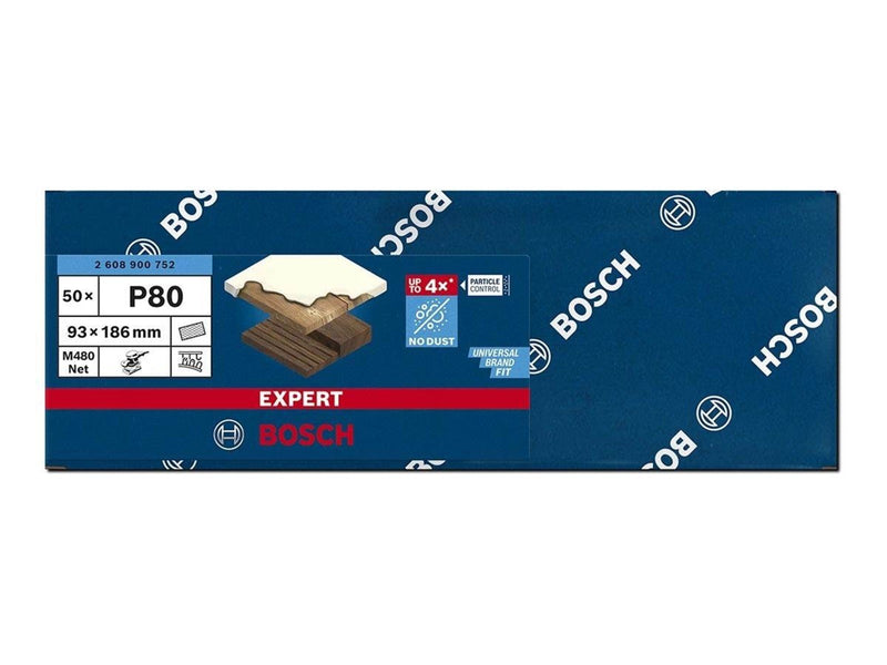 Bosch SLIBEBLAD PLAN 93X186MM NET K80 50 STK