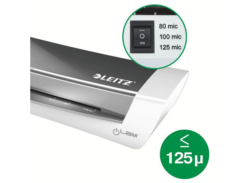 Leitz iLAM Home Office Laminiergerät A4 Dunkelgrau
