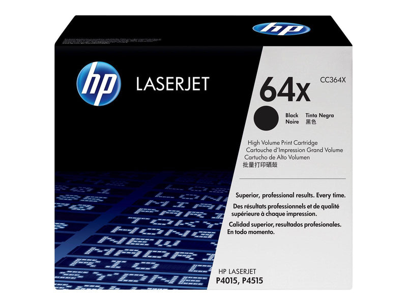 HP 64X / CC364X High Capacity Black Toner - Tonerpatrone Schwarz