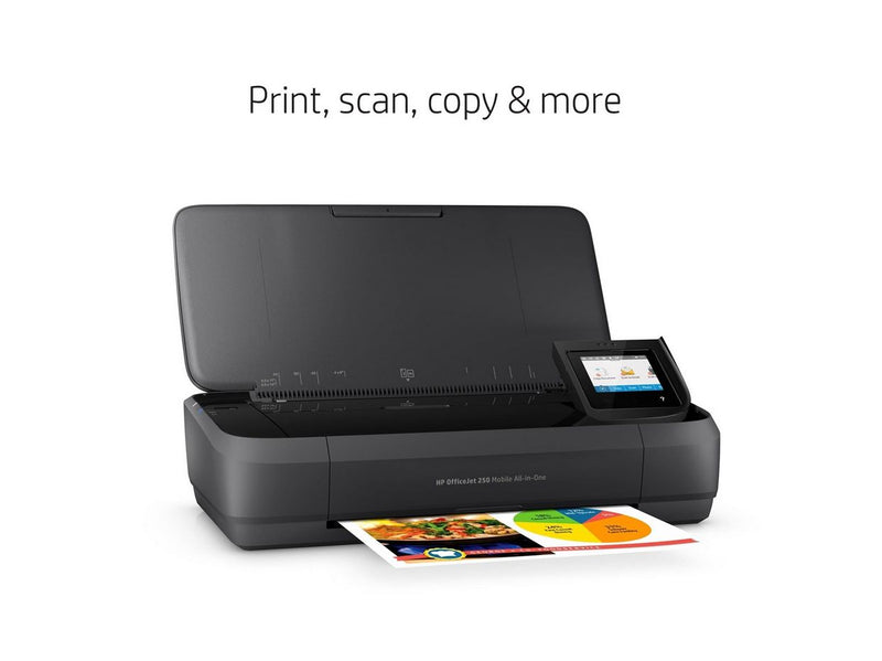 HP Officejet 250 Mobile All-in-One - Color Inkjet - Wi-Fi Multifunktion - Farbe - Tinte