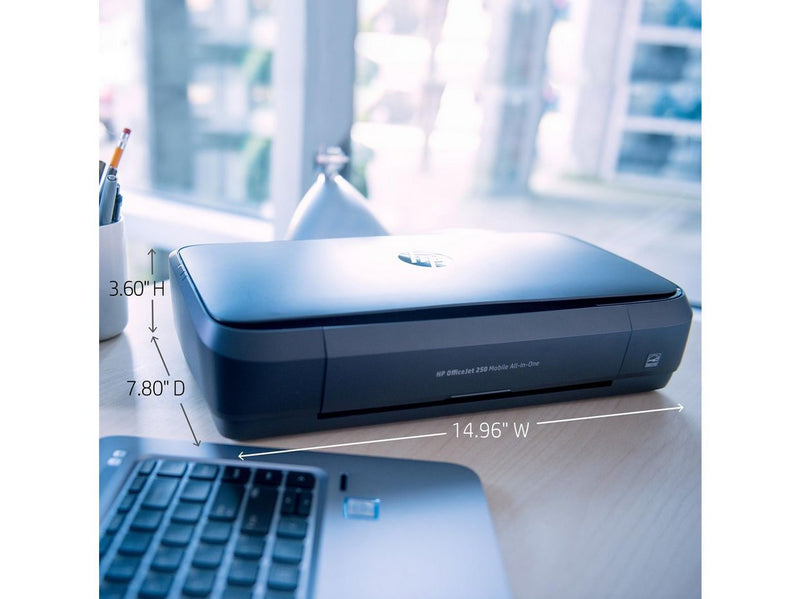 HP Officejet 250 Mobile All-in-One - Color Inkjet - Wi-Fi Multifunktion - Farbe - Tinte