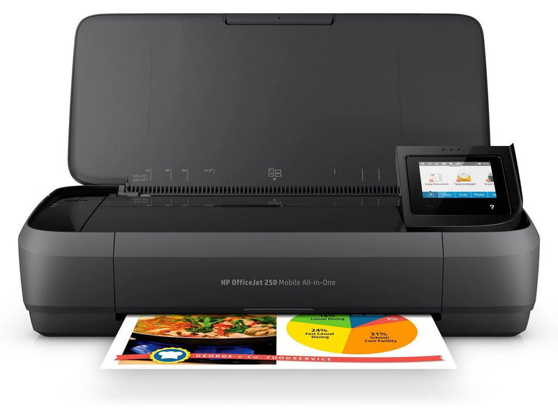 HP Officejet 250 Mobile All-in-One - Color Inkjet - Wi-Fi Multifunktion - Farbe - Tinte