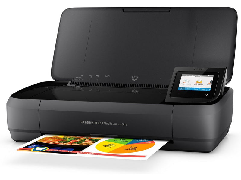 HP Officejet 250 Mobile All-in-One - Color Inkjet - Wi-Fi Multifunktion - Farbe - Tinte