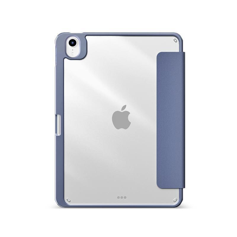 eSTUFF New York Pencil-Case für das iPad 10. Generation, 10.9' - Lavendel/Clear (Bulk)