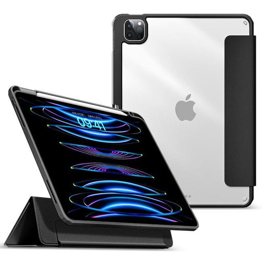eSTUFF Boston Flip-Hülle für das Apple iPad Pro der 5. Generation, 12.9' - Black (Bulk)