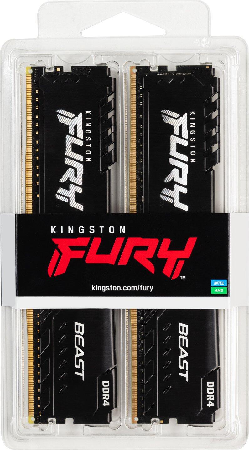 Kingston FURY Beast DIMM 32GB, DDR4-3200, CL16-20-20