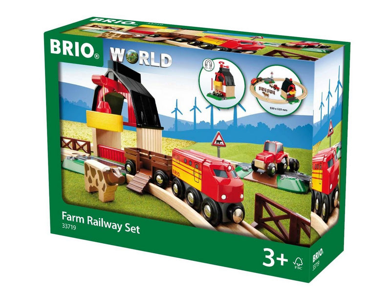Brio Farm Railway Set