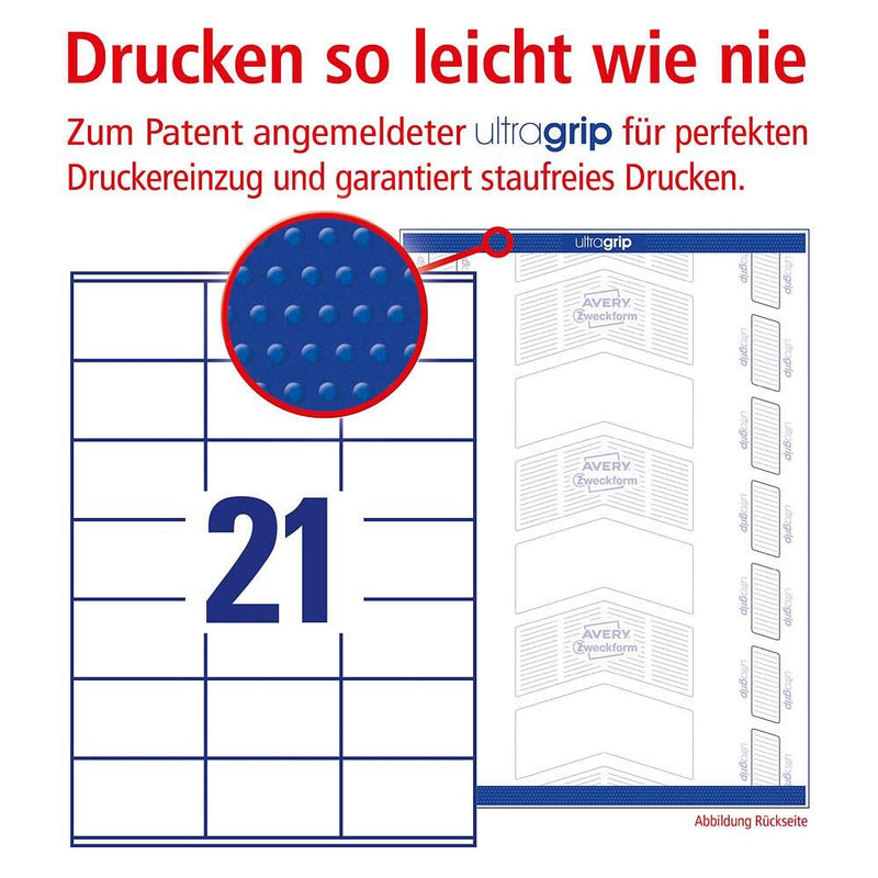 AVERY Zweckform Universal-Etiketten permanent