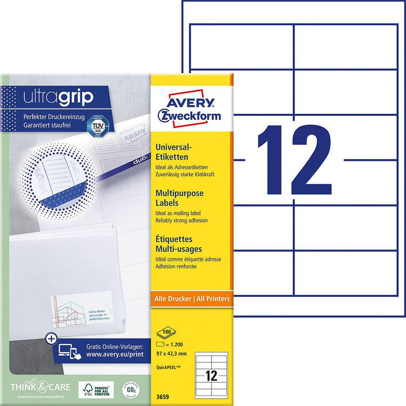 AVERY Zweckform Universal-Etiketten 3659